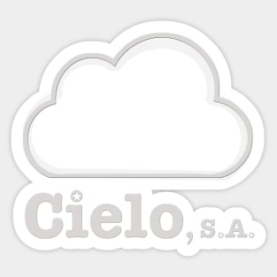 Cielo  S.A. B/W Sticker